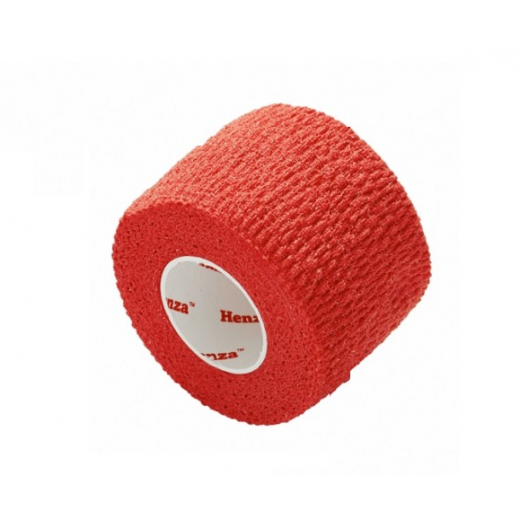 Henza® Flexible Sports Bandage - RØD - 5,0 cm x 4,5 m